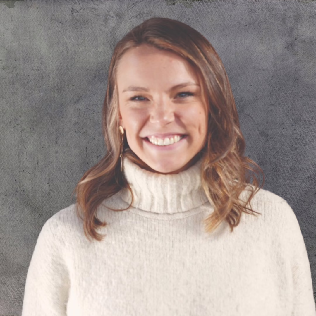 Margo Headshot Background woman smiling